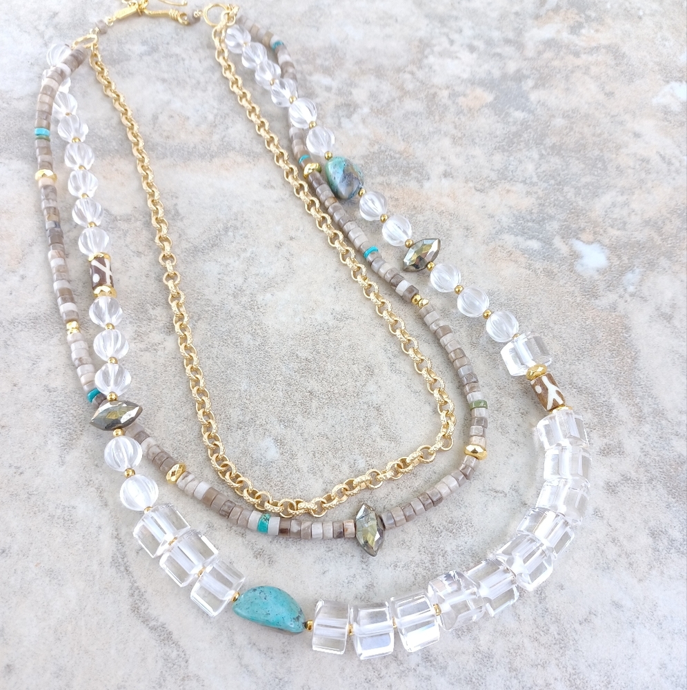 Chan Luu 3 Layered Necklace